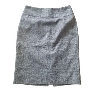 Banana Republic Gray Wool Blend Lined Stretch Pencil Skirt 4
